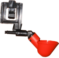 Poultry waterer cup bracket